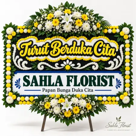 Papan Bunga Duka Sleman